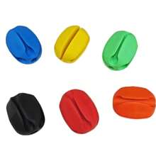 6pcs Silicone Non-Slip Curtain Rod Clips, Multi-Purpose Rod Holders