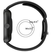 Weicher, komfortabler Silikonarmband kompatibel mit Redmi Watch 4/5 mit Metallstecker, einfarbig, kompatibel mit Xiaomi Band 8 Pro/9 Pro, Ersatz-Armband