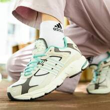 Adidas Originals女鞋RESPONSE CL透氣運動休閒鞋老爹鞋IG6041 - 白色 - 查看 6