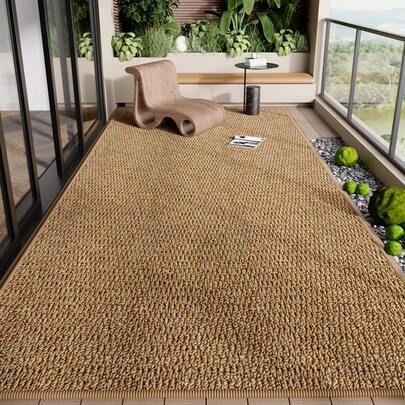 1 ชิ้น พรมที่มีลักษณะคล้ายปอ พรมคุณภาพสูง พรมลายสับปะรด พรมป้องกันฝุ่น พรมรองเท้า พรมห้องนั่งเล่น พรมห้องครัว พรมห้องน้ำ พรมแบบตกแต่ง