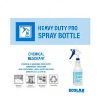 32 Oz. Heavy Duty Pro All Purpose Spray Bottle; Refillable Bottle With Adjustable Nozzle - 1 - View 4