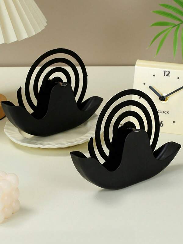 Décoration de maison créative et mignonne, support de bobine anti-moustique en plastique ignifuge, convient pour la répulsif anti-moustique au printemps et en été, décoration de chambre, de salle de bain ou d'espace de vie, support de bobine anti-moustique pour la décoration de la maison, design créatif, brûle-encens