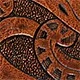 Brown Blue Agate Palace Buckle