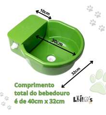 Automatic Pet Drinker 7L Trough With Float Resistant Paredão