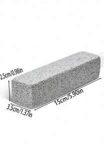 1pc Pumice Cleaning Stone Toilet Bowl Cleaner, Powerful Stain Remover, Removes Stains, Hard Water, Rust And More