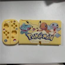 pokemon Cartoon Pikachu For Switch Case Shell Protective Split Housing Box For Switch OLED / Switch / Switch 2 Console TPU