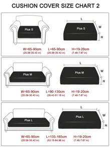 1PC Jacquard Sofa Cushion Cover Living Room Short Plush Sofa Cover Pet Elastic Sofa Protective Cover Home Decoration