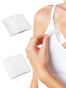 100pcs Anti-Slip Adhesive Tapes, Our Fashionable Tapes Ensure Your Clothing Stays Perfectly In Place, Preventing Slipping, Visible Straps And Sagging Necklines. Made With High-Quality Materials, You Can Be Assured It Is Safe For Skin And Most Fabrics. Ideal For Dresses, Lingerie, Swimwear And Everyday Wear, Providing Discreet And Reliable Fixation.