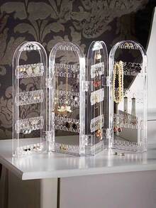 32pcs Storage Box With Lid Small Storage Container With Lid With 4 Different Sizes Transparent Plastic Storage Box For Tablets Jewellery Crafts