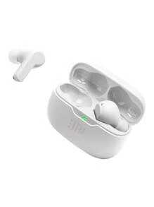 JBL Auriculares inalámbricos Bluetooth WAVE BEAM - Auriculares de música intrauriculares con cancelación de ruido para llamadas, modo Aware, a prueba de agua y polvo, hasta 32 horas de duración de la batería, compatibles con teléfonos Apple y Android