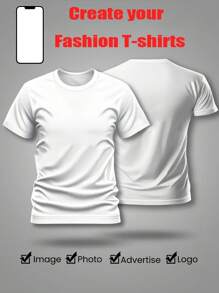 Custom Couple 3D Printed T-Shirt, Breathable And Comfortable Polyester, Crew Neck Short Sleeve, Suitable For Summer Casual Wear And Gifts, Customized Men Summer Top Graphic Tee