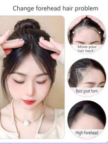 1-Piece Mesh Cap With Bangs And Adjustable Buttons, Ideal Wig For Women Fits Scalp Perfectly - Women'S Fantasy Themed Wig Ideal For Daily Commuting Wear Suitable For Travel, Claw Clips, Hair Claws, Clips For Hair, Hair Slide, Hair Barrettes, School Stuff