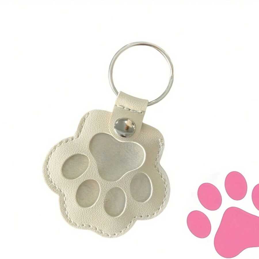 [Commemorative Keychain] 1pc Commemorative Pet Hair Collection Keychain | Fashionable And Stylish, Close To Pets, Store Pet Hair Loss To Fill Keychain, Unique Pet Exclusive Keychain
