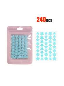 480 ملصق وجه بألوان الوردي والأسود والأبيض والأزرق والبنفسجي والأخضر على شكل نجوم، ضروري للتصوير والرسم على الوجه، مناسب لمختلف الحفلات والتجمعات والأنشطة الممتعة. 240/40 قطعة، مكياج، رخيص، ديكور الغرفة، مكياج، سفر، غرفة النوم، اكسسوارات المكياج