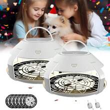 Flea Traps For Inside Your Home With Light, Flea Light Trap For Bug USB Charing Insect Pest Control Traps For Kitchen, Living Room, Balcony And Bedroom - White - View 5