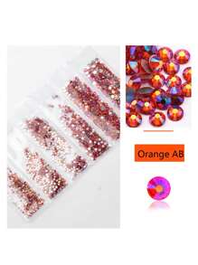 1728 Pcs Flat Back Crystal Glass Nail Art Rhinestones. 4#-12# 6 Sizes Mix DIY Decorations For Nails, Clothes, Bags, Hair Accessories, Cars, Beddings, Pendants, Etc. Suitable For Teenage Girls, Women Nail Art, Eye Makeup, Face Stickers, Jewelry Decoration Flat Back Rhinestones. 6 Bags Of Crystal Glass Flat Back Rhinestones. Nail Charms Nail Gems Nail Supplies