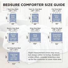 Comforters Full Size Duvet Insert Contrast GentleSoft™ Down Alternative Comforter Quilted All Season Duvet With 8 Tabs Hine Washable Gifts For Women Green Light Green Full 86 X 82 - Green/LightGreen - View 3
