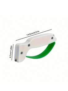1 pieza Afilador de cuchillos de acero de tungsteno, material de PVC, herramienta de afilado manual para cuchillos de bolsillo, cuchillas dentadas, hachas y sables - restaura y repara cuchillos de cocina, kit de afilado de cuchillos - Multicolor - Ver 8