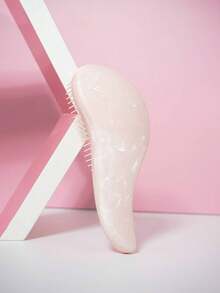 迷你星空造型顺发梳，1支装，干湿两用顺发梳，成人适用，适用于自然卷发、直发、干湿发，也适合幼儿、青少年女孩，是返校季、学习必备、旅行必备、万圣节礼物、圣诞礼物的理想之选（粉色） - 粉色 - 查看 2