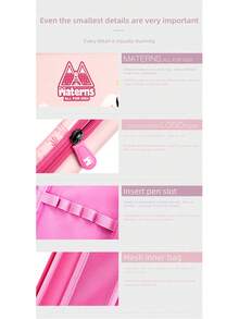 Cartoon Student Pencil Case, Multi-Function Simple School Stationery Supplies - Multicolor - View 10