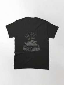 The Implication - It's Always Sunny In Philadelphia Essential T-Shirt, Women's T-Shirt, 220g Pure Cotton, Casual Crew Neck, Perfect For Relaxing At Home Or Out With Friends. -Versatile Basic T-Shirts,Summer Essential - Black - View 1