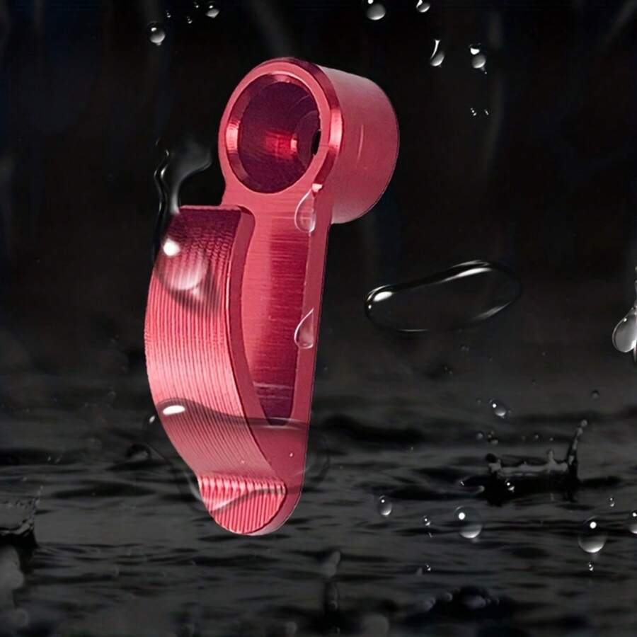 1pc Universal Motorcycle Storage Hook - Helmet Bag Holder - CNC Aluminum - Single Hole Handlebar Adapter - Motorcycle Accessory