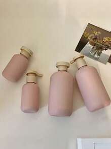 Travel Silicone Refillable Bottles, Squeeze Bottles With Flip Cap For Creams, Lotions, Shampoo, Conditioner