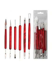 粘土雕塑工具、聚合物工具、陶器及耗材、陶瓷雕塑造型、雕刻，适合儿童成人初学者