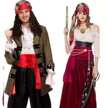 5pcs Pirate Costume Accessories Set - Pirate Party Style Decor, Including Pirate Hijab, Belt, Necklace, Eye Mask And Earrings, Perfect For Halloween, Pirate Navy-Themed Parties, Pirates Of The Caribbean,For Halloween Party Dressing Up
