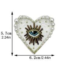 1 Piece - In A Variety Of Handmade Beads, Love Eyes, Cloth Stickers, Clothes, Bags, Shoes, Versatile Decorations, DIY Brooches, Badge Accessories, Graduation Gifts, Holiday Gifts