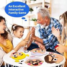 Set da 116 pezzi per l'apprendimento socio-emotivo dei bambini - 6 giochi di scacchiera emotiva familiare, giocattoli sensoriali per l'autismo, materiali didattici, adatti per bambini di età superiore ai 3 anni per sviluppare abilità linguistiche e percettive, giocattoli per la famiglia, regali per il rientro a casa dei bambini, Pasqua, Natale e altre festività