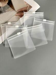 1/10/20 Stück EVA Schmuckaufbewahrungstasche, minimalistische Schmucktasche für Zuhause, tragbare mattierte EVA Reißverschluss Schmucktasche für Ohrringe, Armbänder und anderen Schmuck, nicht vergilbend nicht verhärtend mattierte Ohrringe Armband Schmuck EVA Staubschutztasche Aufbewahrung teilbar tragbar Reißverschluss Verschluss, Geschenktasche, Schmuckbehälter für Raumdekor