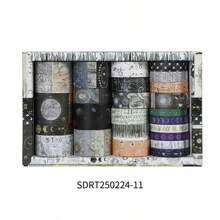 24pcs Assorted Vintage Ditsy Floral Washi Tape Set For Journaling And Scrapbooking Decorations (0.75cm*6rolls/1cm*4rolls/1.5cm*8rolls/2cm*1roll/2.5cm*3rolls/3cm*2rolls) Back To School