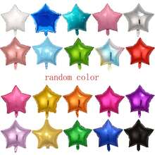 10pcs 18 Inches Star Foil Balloons Helium Balloons Colourful Decorative Star Balloons Wedding Decoration Birthday Decoration Graduation New Year Halloween Christmas Babayshower Party Supplies - Multicolor - View 30