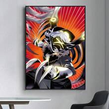 1pc /3PCSWall Arts Posters Optional Frame Anime Vintage M- Drone Poster Fancy Poster Living Room Bar Retro Decorative Painting Middle Suitable For Living Room, Bedroom, Kitchen, Home Office - High Quality, Indoor/Outdoor Frameless/Framed Canvas Art