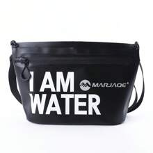 Bolsa de Armazenamento Portátil e à Prova d'Água para Uso Externo, Bolsa Transversal/de Ombro da Moda para Viagens, Natação, Barcos, com Bolso à Prova d'Água para Telefone