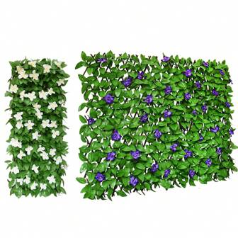 1pc Expandable Fence Privacy Screen For Balcony Patio Outdoor,Artificial Privacy Screen Decor,Faux Ivy Fencing Panel For Outdoor Wall,Backdrop Garden Backyard Home Decorations