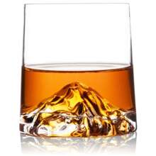 Bicchiere di cristallo da whisky da 8,5 once (241g) per bere bourbon, cognac, whisky scozzese, cocktail