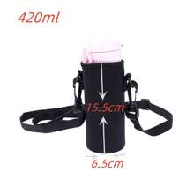 1pc 420-1500ML Sports Water Bottle Case Insulated Bag Neoprene Pouch Holder Sleeve Cover Carrier For Mug Bottle Cup Travel Essentials Travel Accessories Travel Must Haves Beach Vacation Summer Holiday School Accessories Back To School Supplies Stuff