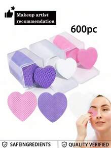 600 Disposable Makeup Remover Pads, 5*5 Cm Disposable Skin Care And Cleaning Sheets, Soft Touch And Easy-To-Use Makeup Remover Water And Nail Polish Remover Wipes, Makeup Remover Pads, Facial Cleansing Products, Convenient To Carry During Travel, Suitable For Facial Care, Makeup, Skin Care, Family Or Travel, Weddings, Parties, Birthdays, Ladies' Gifts, Good Friends, Teachers, New Year, Christmas, Halloween