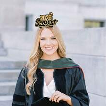 6 Pcs Cross-Border New Graduation Season Decoration Headbands Adult Graduation Ceremony Decoration Party Headbands Wholesale - Black - View 3