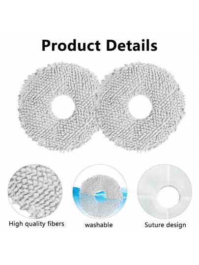 Replacement Parts Xiao Mi X20+ X10+ Dreame L10s Ultra Gen Pro Robot Stofzuiger Cleaner,Accessories Removable Brush/Main Brush HEPA Filter Side Mop Cloth/Mop Rag Dust Bag view 5