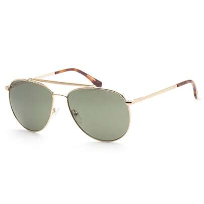 Men's 57mm Gold Sunglasses