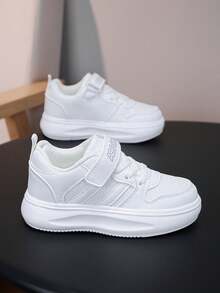 Breathable Mesh Lightweight Casual Sneakers, Versatile White Shoes, Suitable For Commuting, Running, Students, Summer - White - View 5