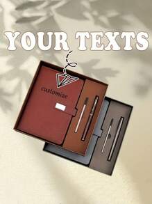 Spersonalizowany zestaw prezentowy A5 do biura i spotkań biznesowych z klamrą, można nadrukować logo - zawiera zestaw prezentowy do notatników, pamiątki korporacyjne, artykuły szkolne, powrót do szkoły, wielofunkcyjne, ozdobne, wielokrotnego użytku, nowoczesne, kolorowe, słodkie, zabytkowe, kreskówkowe, kawaii, niestandardowe, spersonalizowane, wyjątkowe, dostosowane, pracownicy, klienci, studenci, do biznesu/pracy/biura, do szkoły