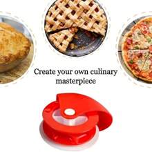 1 Stück Multifunktionale manuelle Tortenrand Schneidemaschine - Eine einfach zu bedienende Pizzaund Keksstanze, ein Tortenund Apfelkuchen Gitter Dekorationswerkzeug, um perfekte Ränder zu erstellen, ein ideales Küchengerät für begeisterte Hobbybäcker