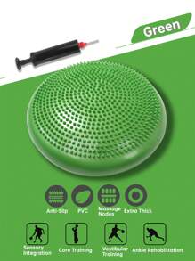 Premium Balance Ball Set mit Pumpe - Extra dickes Anti-Burst-Design, doppelt strukturierte Oberfläche (Griff+Massage) für Rumpftraining, Yoga, Pilates & Knöchelstärkung Fitnessaccessoires, Sport, Fitnessstudio, Heimtraining, Pilates, Yoga, Heimtraining