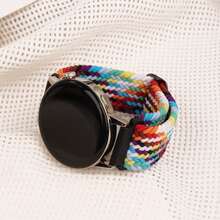 Correa deportiva trenzada compatible con la banda del Samsung Galaxy Watch 7/FE/6/5/4/3 y la banda del Watch 5 Pro y 6/4 Classic y Gear S3/S2, banda de reloj de 20mm y 22mm compatible con Samsung Watch de 47mm, 46mm, 45mm, 44mm, 40mm, 43/42/41mm - 20mm - Ver 6