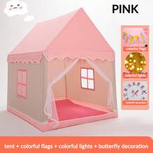 1pc Fairy Tale Castle, Children's Tent, Indoor Girls' Game Toy House, Boys' Small House, Dream Princess House, Castle Toy House, Princess Dream House, Game Secret Base - Multicolor - View 14