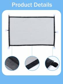 1 pieza, Reja de seguridad para mascotas, protege a los bebés y a la familia, barrera de contención para mascotas, garantiza la protección del hogar, ajustable y portátil de fácil instalación, barrera para escaleras para mascotas, versátil y espacioso, apto para escaleras, balcón, marco de puerta y uso en exteriores